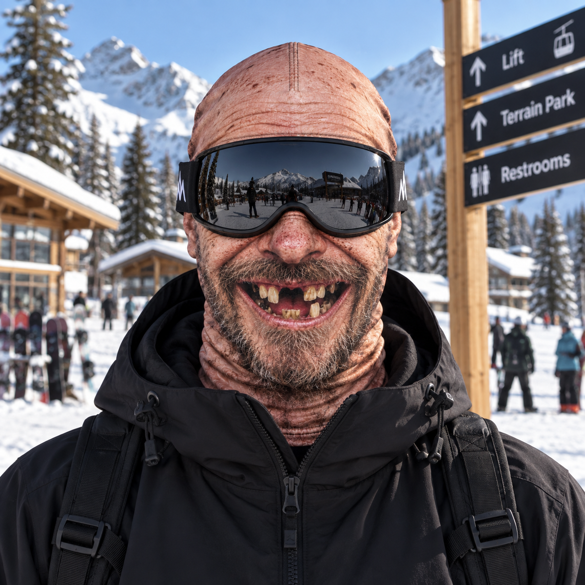 SlopeFreaks ski mask design